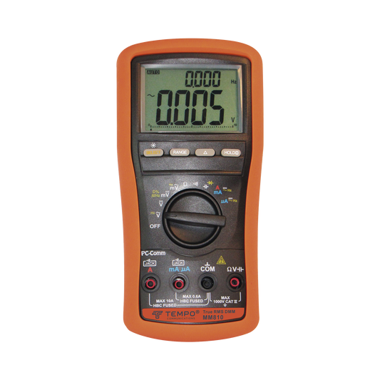 MM-810 Multímetro Avanzado de alta precisión con Pantalla Dual