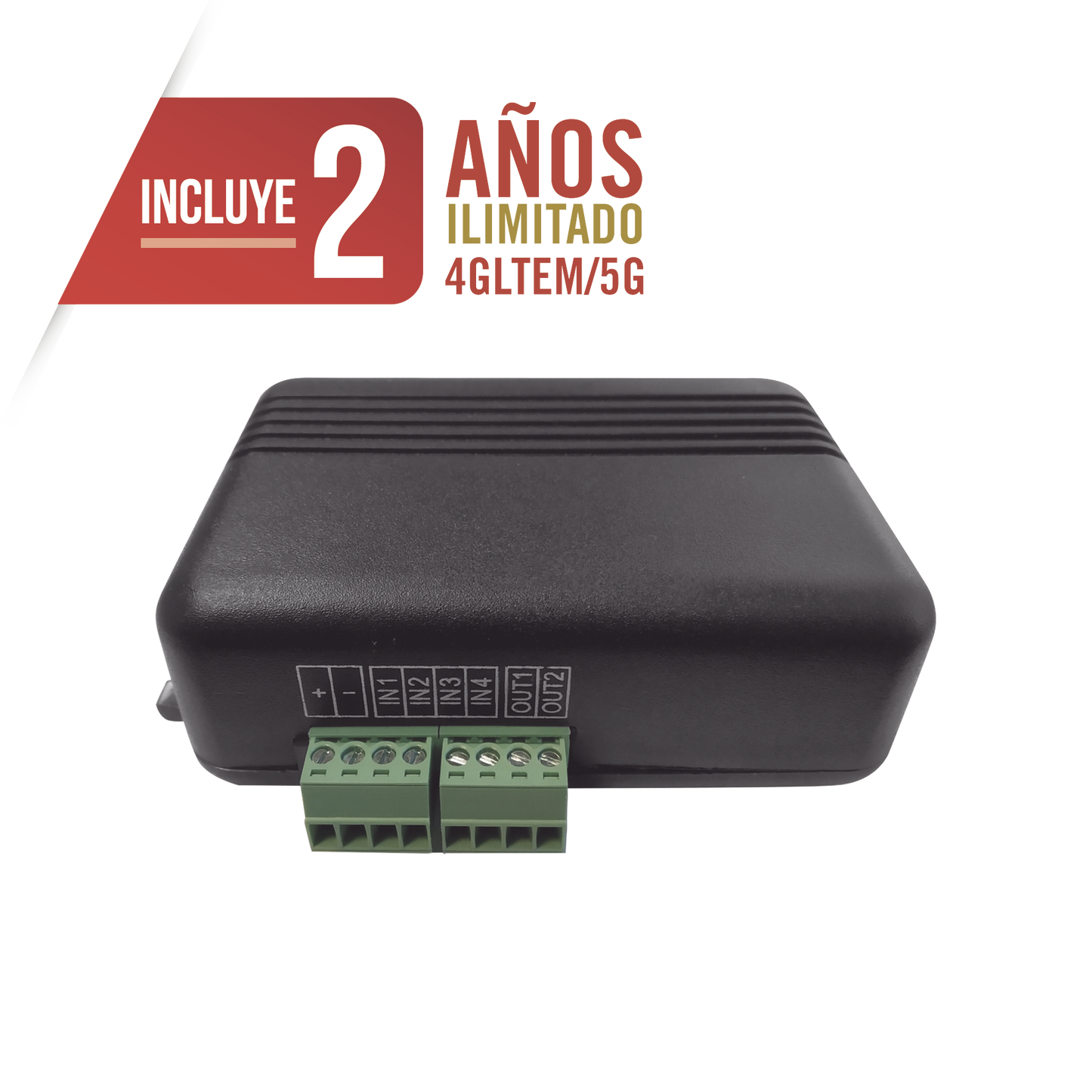 MQ03-LTE-M - Controlador 4GLTEM / 4 ENTRADAS Y 2 SALIDAS / 2 AÑOS ILIMITADOS INCLUIDOS / Activacion Remota /Notificacion PUSH e EMAIL / APP SIN COSTO / Soporte para Reporte a Central de Alarma