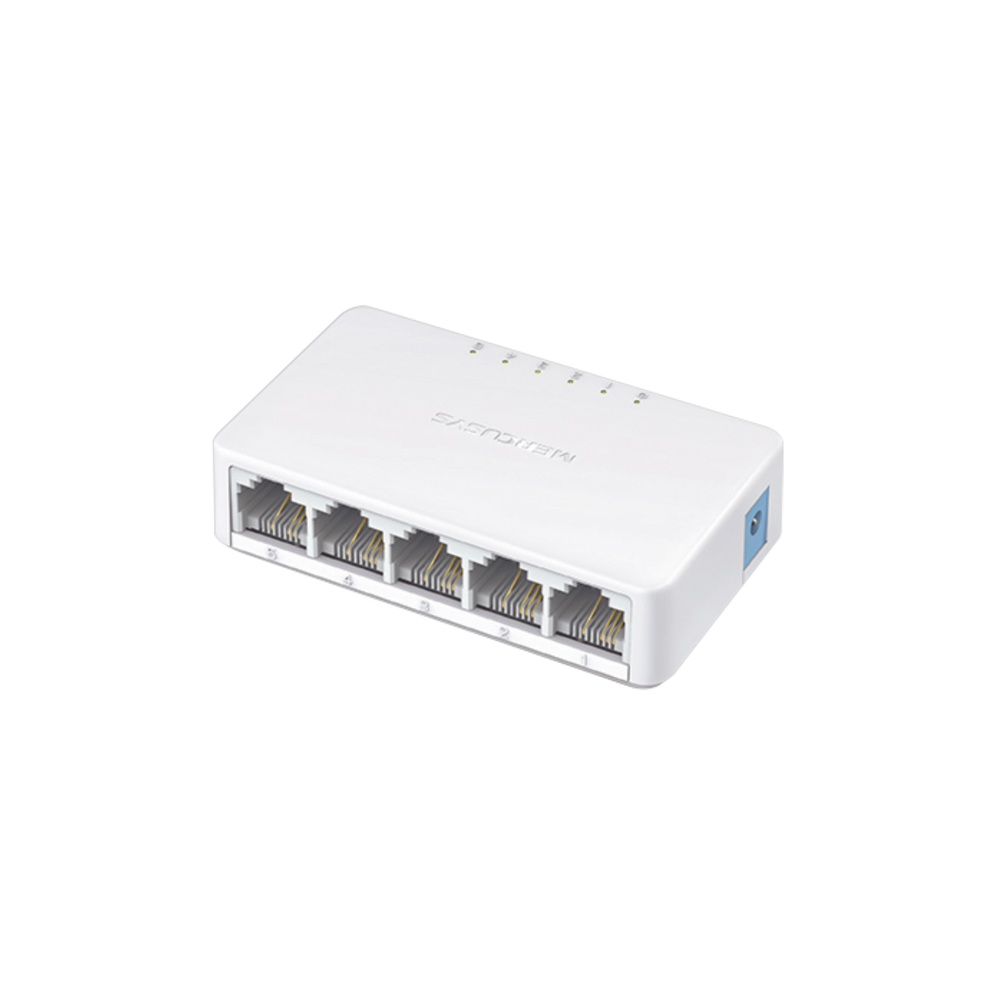 MS105 - Switch NO Administrable / Para escritorio / 5 puertos 10/100 Mbps / Diseño Compacto / Plug and Play