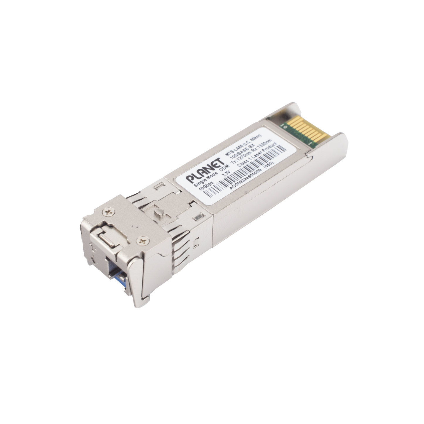 MTB-LA60 - Transceptor WDM mini-Gbic SFP+ 10G LC TX:1270nm RX:1330nm para fibra Mono Modo 60 Km, , Requiere MTB-LB60