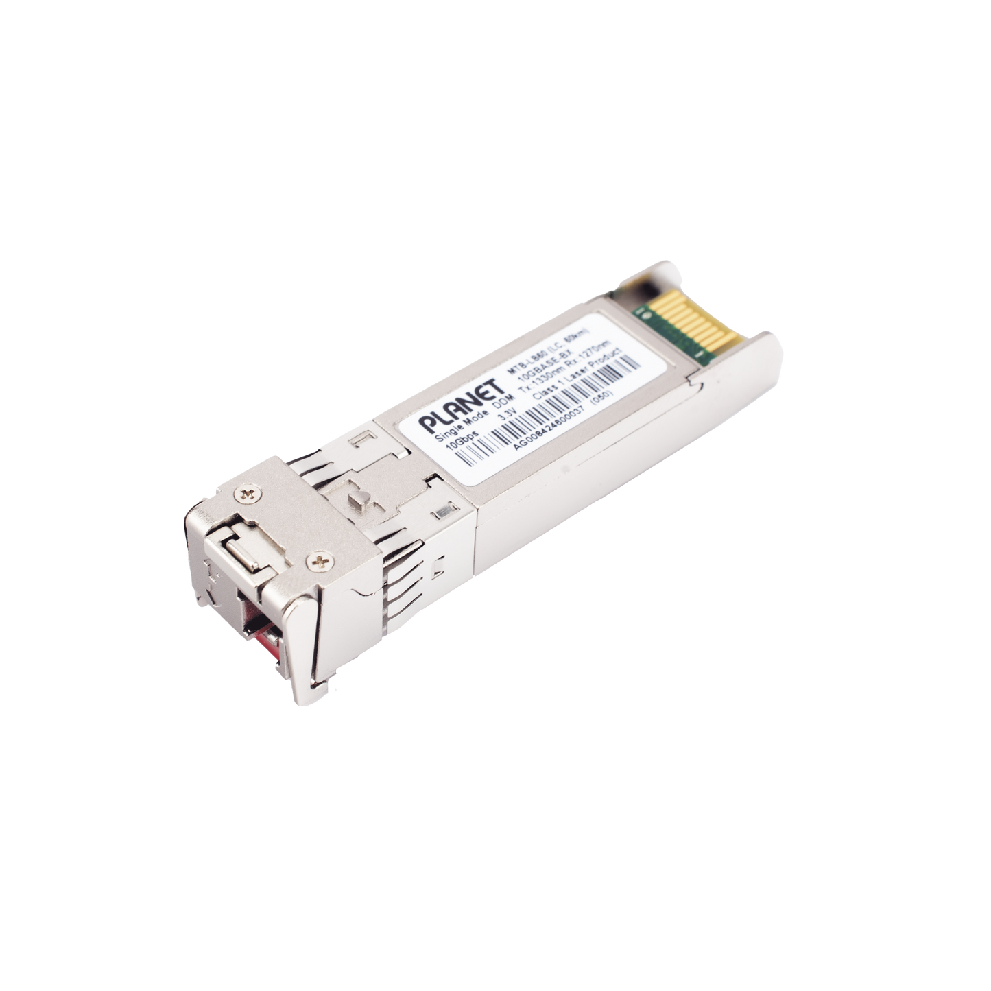 MTB-LB60 - Transceptor WDM mini-Gbic SFP+ 10G LC TX:1330nm RX:1270nm para fibra Mono Modo 60 Km, Requiere MTB-LA60