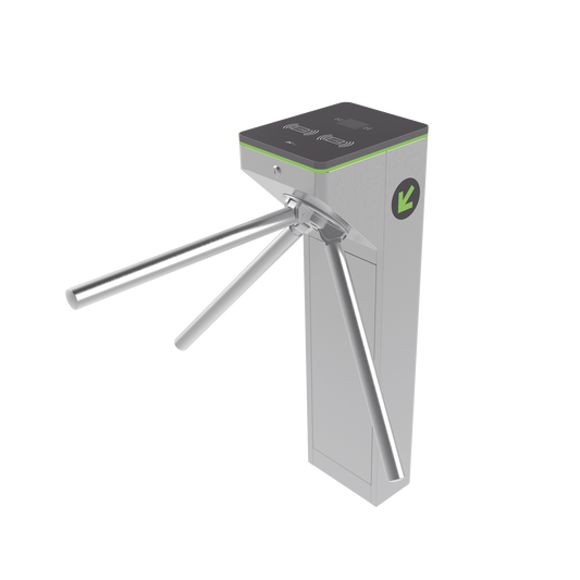 MTS-1000 Torniquete Trípode de Acero Inoxidable / Diseño ultra compacto / 25 Personas por Minuto / 2 Millones de ciclos
