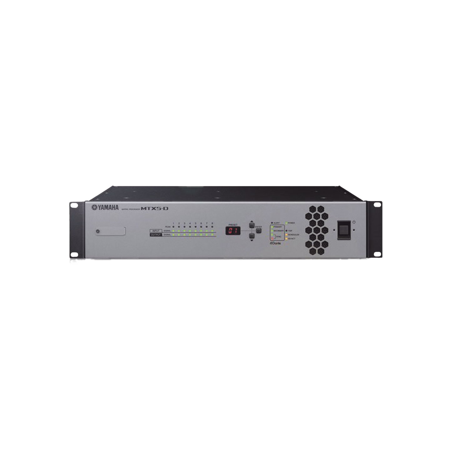 MTX5-D - Procesador Matricial de Audio | DSP | 34 Entradas (entre digital y análogas) x 16 Salidas | Ideal para Instalaciones Comerciales | Interfaz Dante