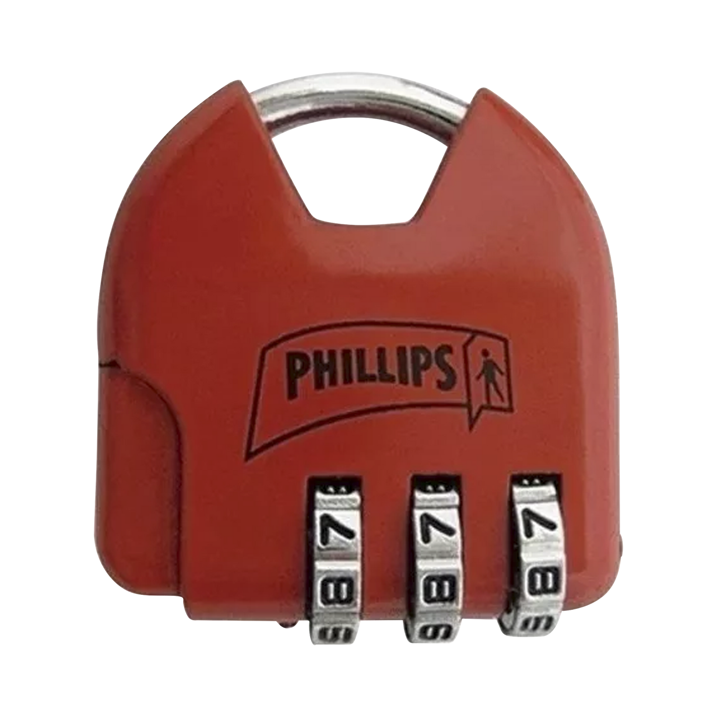 MX2325 Candado de Combinación Ajustable / No Requiere Llave / Color Rojo.