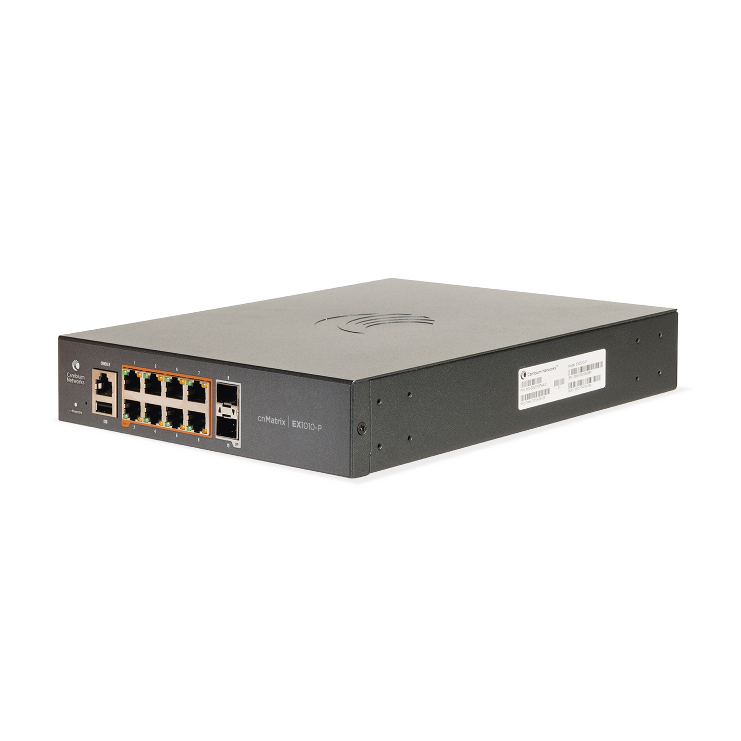 MX-EX1010PXA-0 Switch PoE cnMatrix Ex1010-P / 8 Puertos Gigabit PoE 802.3af/at + 1 SFP / Capa 2 / Gestión en la Nube Gratuito
