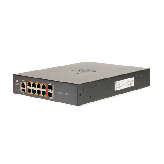 MX-EX1010PXA-0 Switch PoE cnMatrix Ex1010-P / 8 Puertos Gigabit PoE 802.3af/at + 1 SFP / Capa 2 / Gestión en la Nube Gratuito