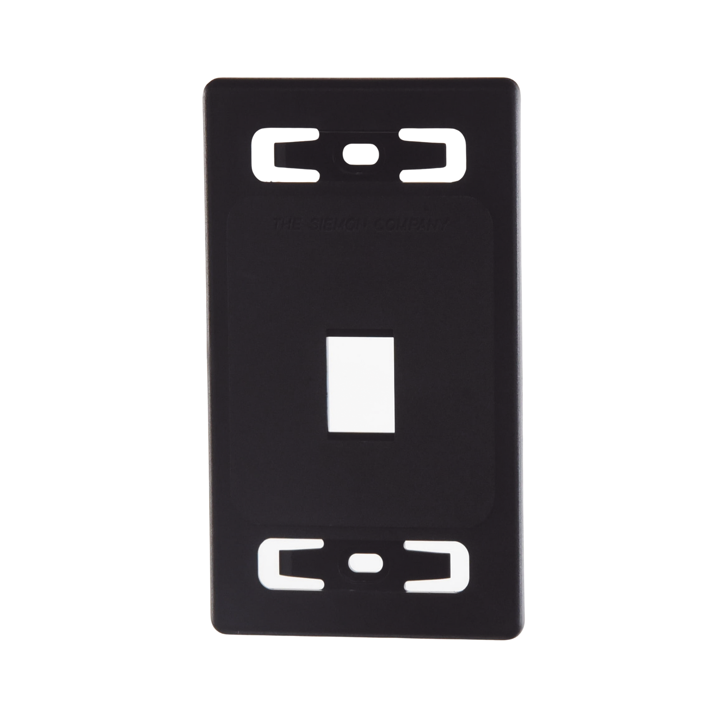 MX-FP-S-01-01 - Placa de Pared Modular MAX, de 1 Salida, Color Negro