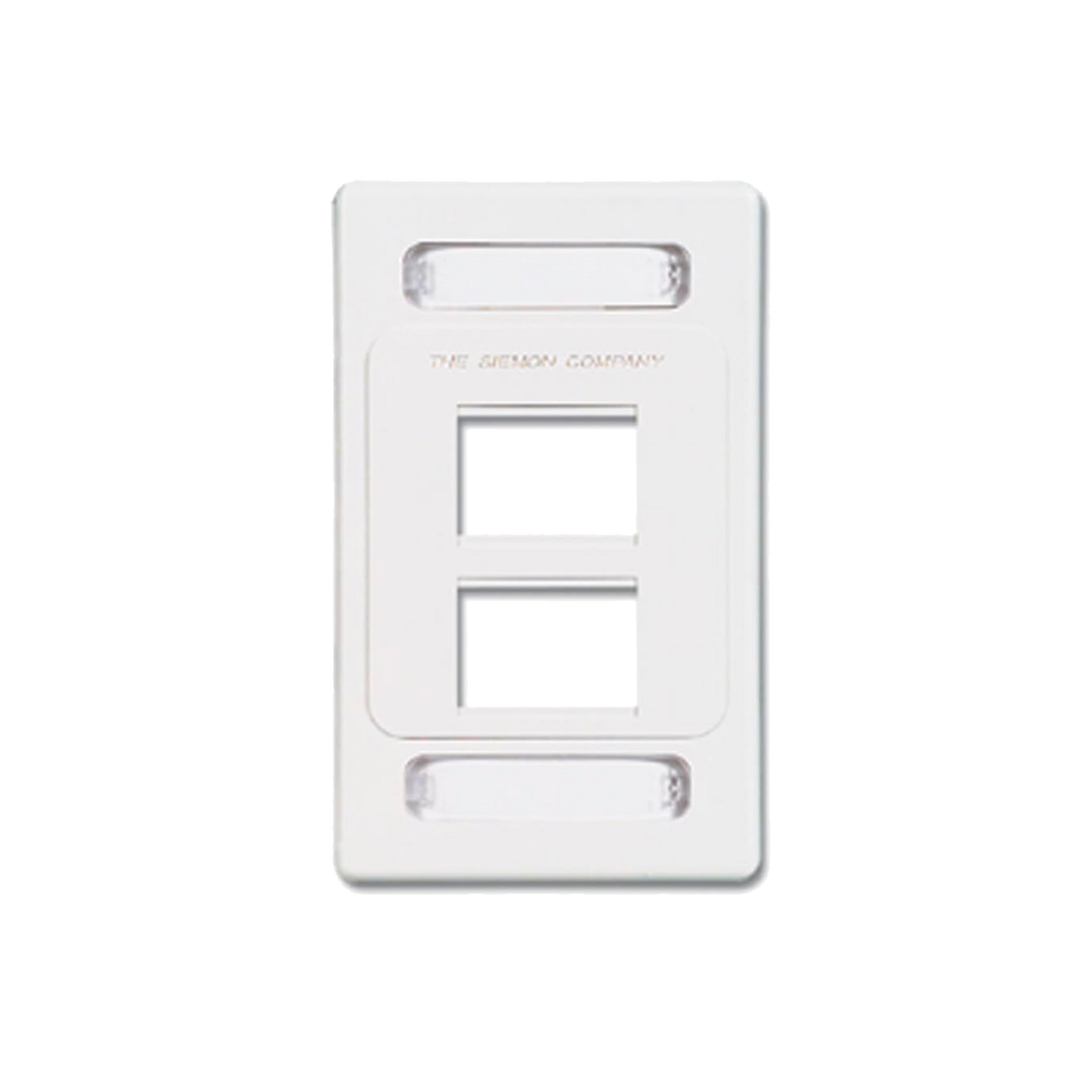 MX-F-PS-04-02 - Placa de Pared Modular MAX, de 4 Salidas, Color Blanco