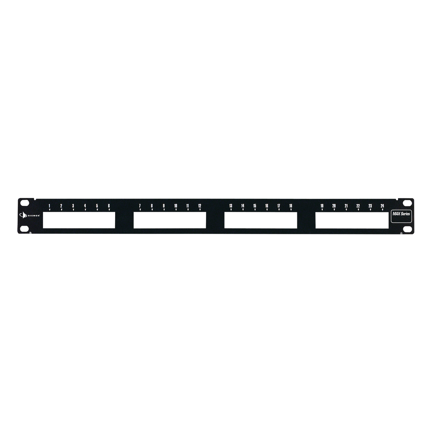 MX-PNL-24 - Patch Panel MAX Modular (Vac�o), de 24 Puertos, Plano, 1UR