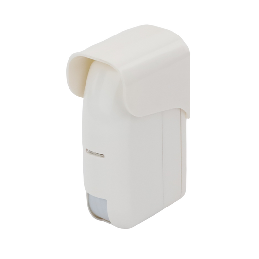 NATWSI Sensor de Movimiento Tipo Cortina / 100 % Exterior / Alimentado por baterias / Doble tecnologia MW & PIR / Compatible con cualquier panel de alarma