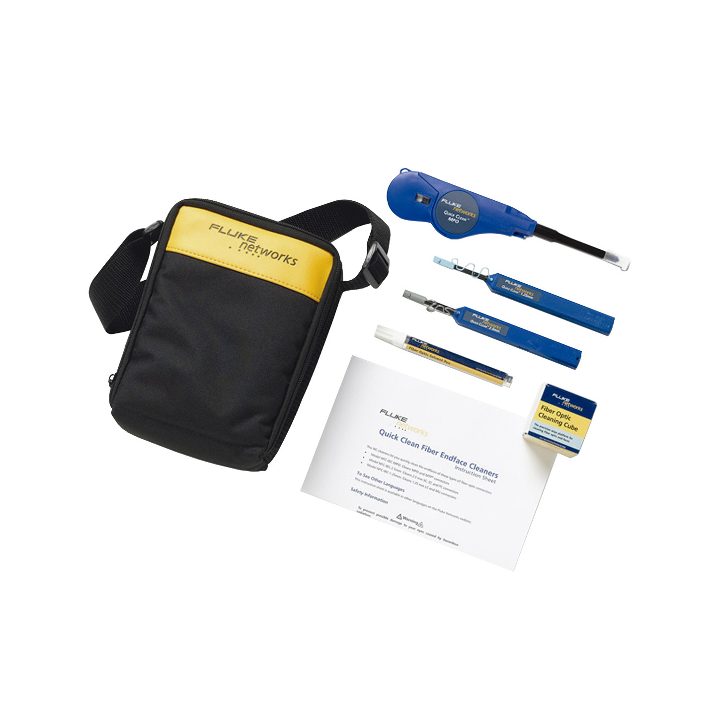 NFC-KIT-CASE-E Kit Avanzado de Limpieza de Fibra Óptica, Para 2150 Procesos de Limpieza