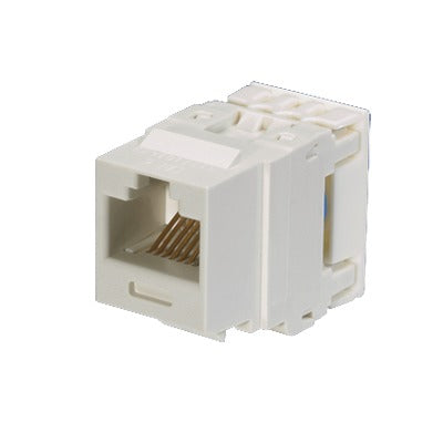 NK688MWH - Conector Jack Estilo 110 (de Impacto), Tipo Keystone, Categor�a 6, de 8 Posiciones y 8 Cables, Color Blanco