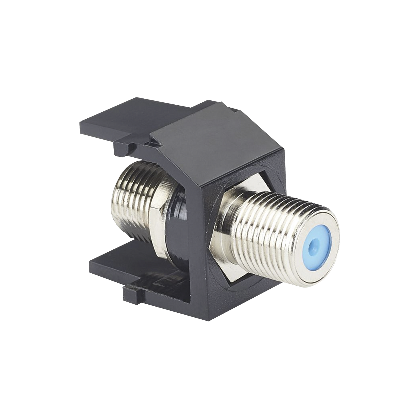 NKFBL - M�dulo Acoplador Coaxial Tipo F, Keystone, de 75 Ohms, 3.0 GHz, Color Negro