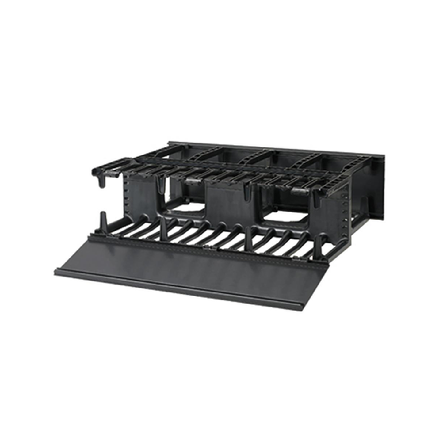 NM3 - Organizador de Cables Horizontal NetManager, Doble (Frontal y Posterior), Para Rack de 19in, 3UR