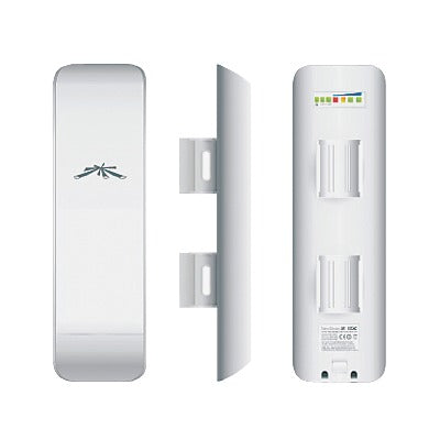 NSM2 - NanoStation airMAX M2 CPE, hasta 150 Mbps, frecuencia 2 GHz (2412-2462 MHz) con antena integrada de 11 dBi