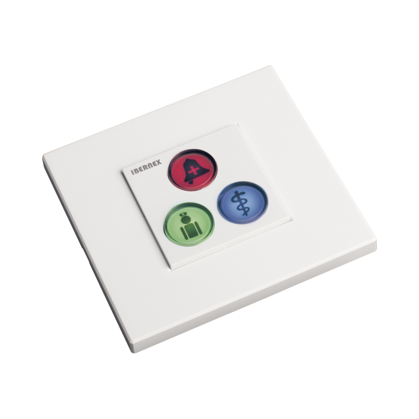 NX0394 - Modulo de 3 Botones iluminados para habitación de Hospital / Alarma / Cancelar y Código Azul / BUS RS485 / Compatible con NX0019/B, NX1021 Y NX0015