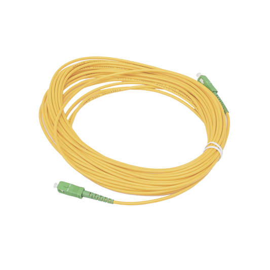 OFC-SC/APC-SC/APC-S-30-10 Jumper de Fibra Óptica Simplex, Monomodo, con Conectores SC/APC-SC/APC, 10 metros
