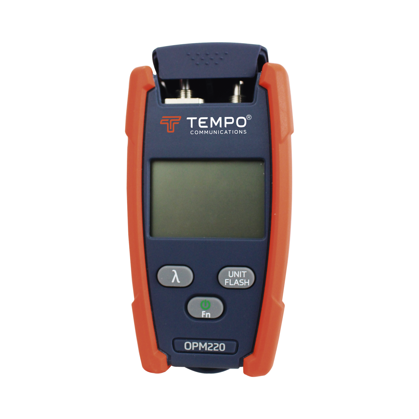 OPM-220 Medidor de Alta Potencia (Micro OPM) para Fibra Óptica con Localizador Visual de Fallos (VFL), entrada universal de 2.5 mm (para conectores SC, ST y FC)