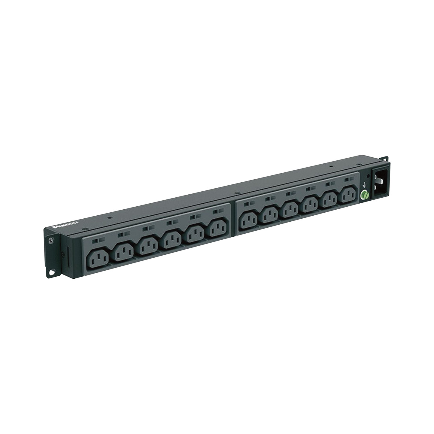 P12B46M PDU Básico para Distribución de Energía, Enchufe de Entrada NEMA L6-20P, Con 13 Contactos C13, Instalación Horizontal de 19in, 1UR, 20 Amp, 120 o 220 Vca