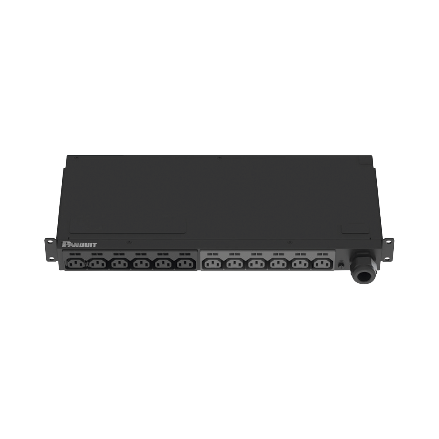 P12B47M PDU Básico para Distribución de Energía, Enchufe de Entrada NEMA L6-30P, Con 12 Contactos C13, Instalación Horizontal de 19in, 1UR, 30 Amp, 208 Vca