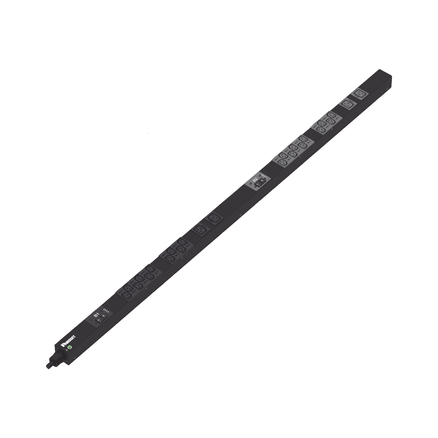 P24B15M PDU Básico para Distribución de Energía, Enchufe de Entrada NEMA L6-30P, Con 20 Salidas C13 y 4 C19, de Instalación Vertical, 208 Vca, 30 Amp