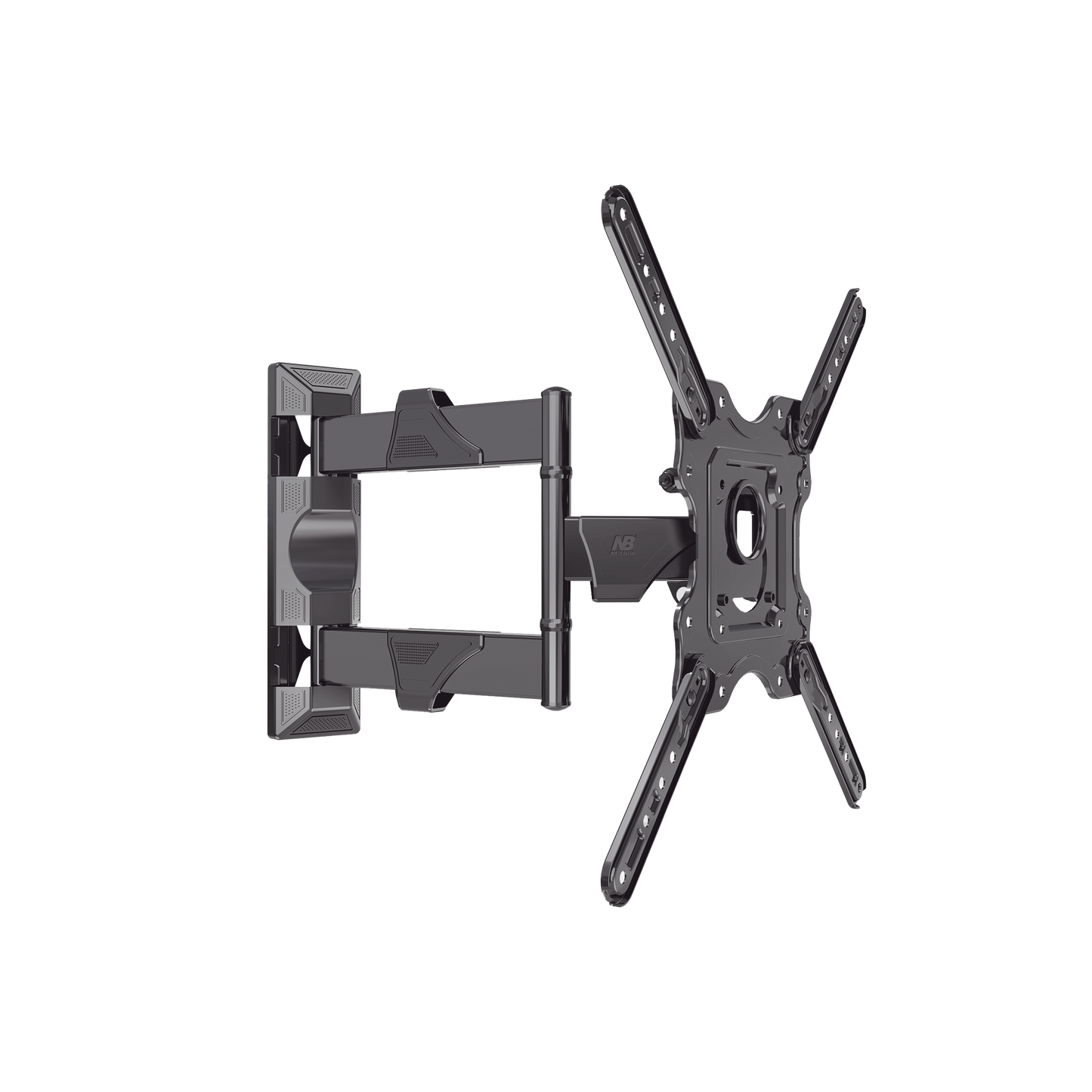 P4-NB - Montaje de Pared Articulado para Monitor de 32-55" / Soporta hasta 27.2 Kg / Vesa 400 x 400 / 100 x 100 / Acero / Separación a Pared de 5 cm a 40 cm