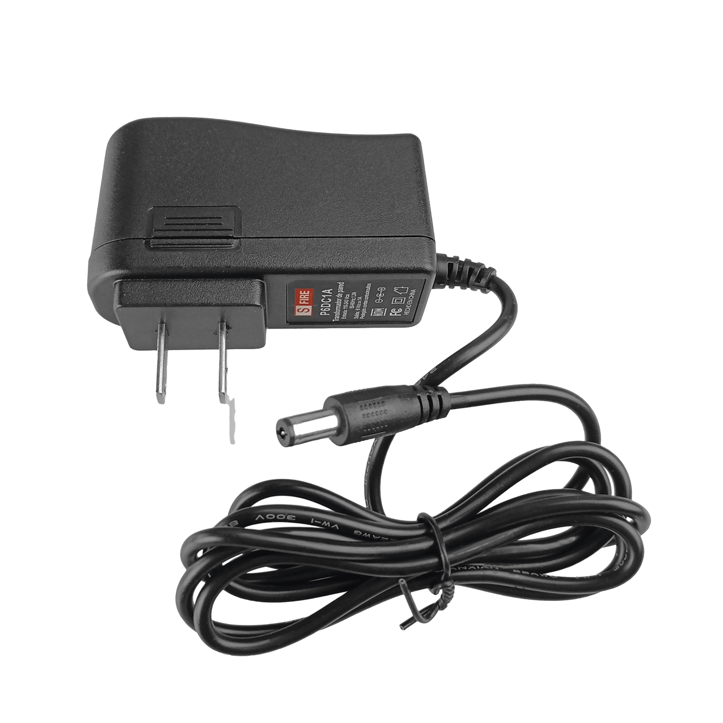 P6DC1A 6 Vcc / 1 A / Adaptador de pared / Voltaje de Entrada de 100-240 Vca / Para Usos Múltiples/ Video Vigilancia, Acceso, Asistencia, Alarmas, Etc.
