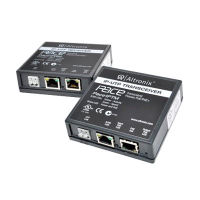 PACE-1PR-MT Kit extensor IP y PoE por cable UTP CAT5E hasta 500 mts @ 100 mbps