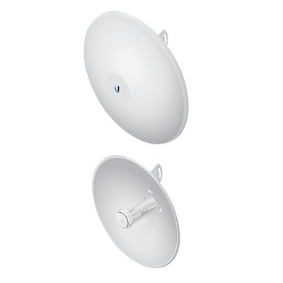 PBE-5AC-500 - PowerBeam airMAX AC hasta 450 Mbps, frecuencia 5 GHz (5150 - 5875 MHz) con antena tipo plato de 27 dBi, radomo incluido