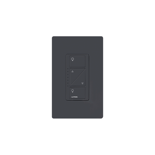 PD6WCLBL (Caseta Wireless) Atenuador de pared. Aumenta/Disminuye Intensidad de Iluminación. No requiere cable neutro. 150W LED / 600W INC/HAL