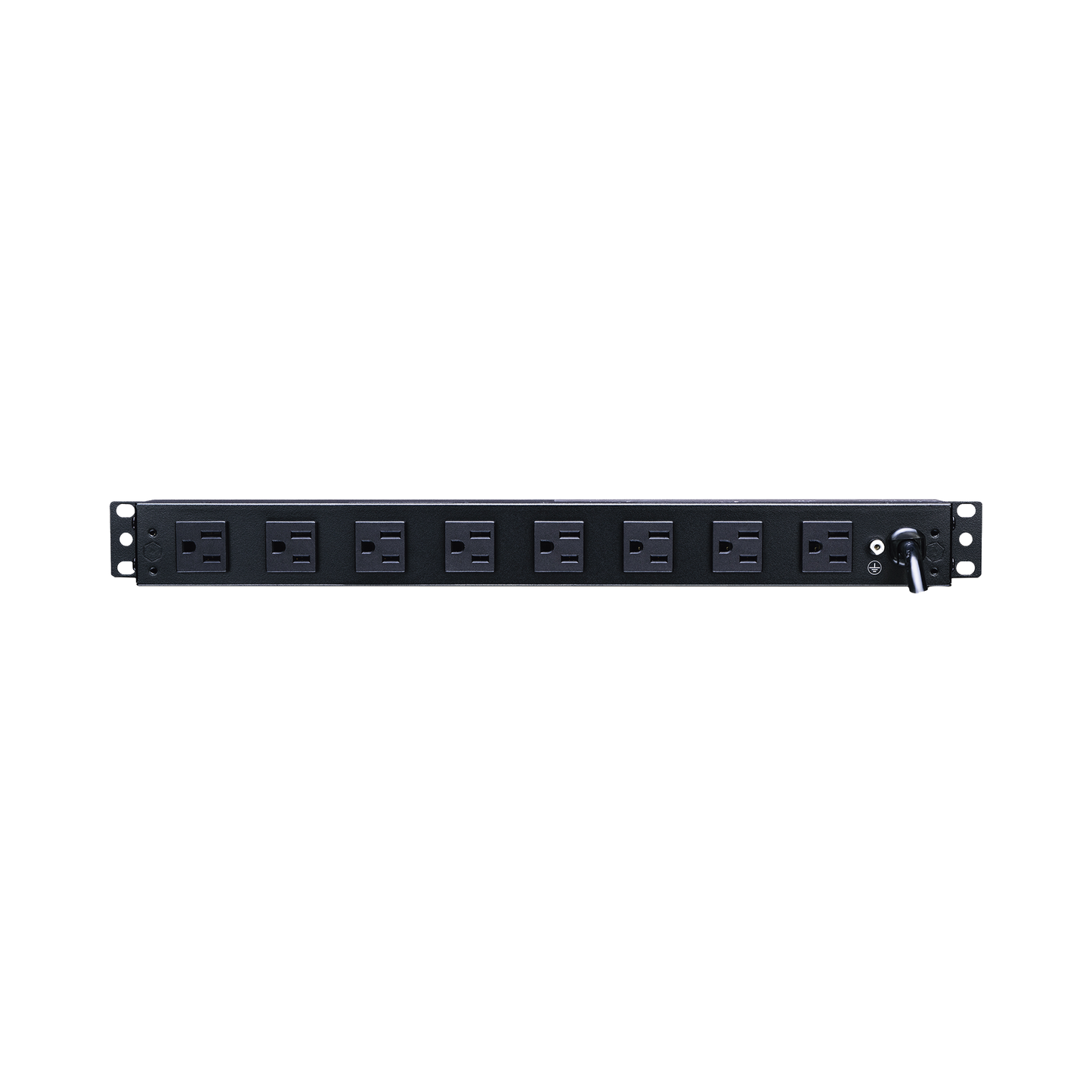 PDU15B2F8R - PDU Básico Para Distribución de Energía, Con 8 Tomas NEMA 5-15R Traseras y 2 Tomas 5-15R Frontales, 1UR, 15 Amp, 120 Vca