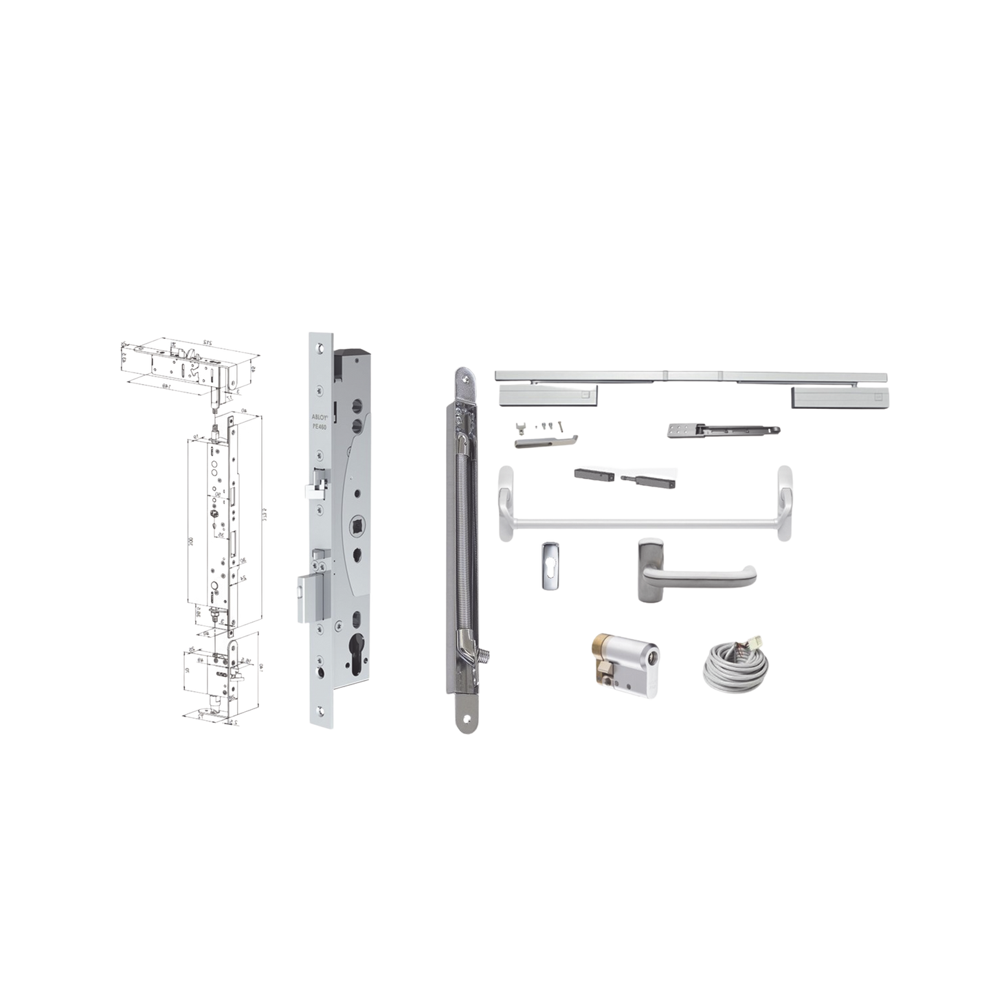 PE460PE920KITSYS245 - KIT DE CERRADURA PE460