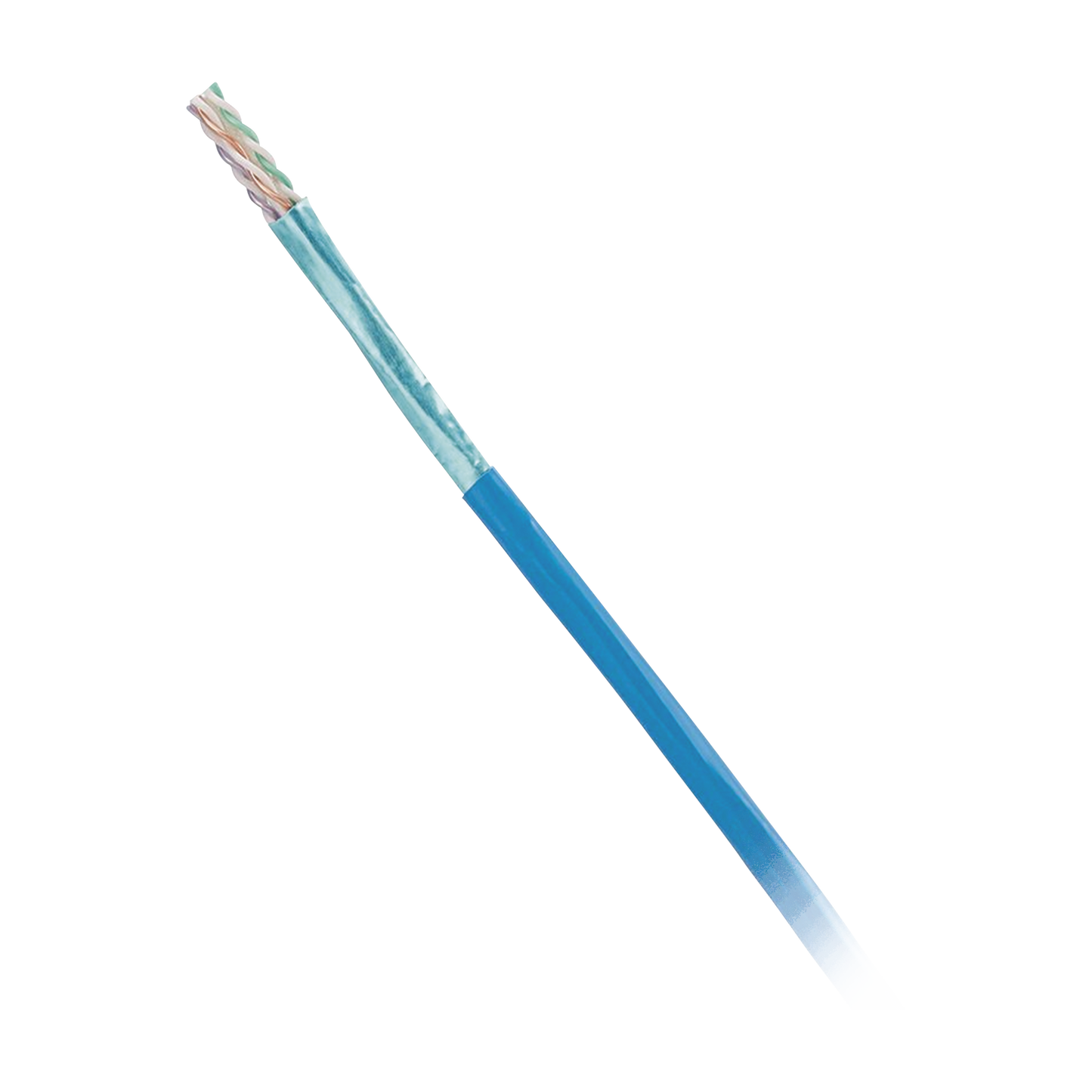 PFL6004BU-G Bobina de Cable Blindado F/UTP de 4 Pares, Cat6, LSZH (Libre de Gases Tóxicos), Color Azul, 305m
