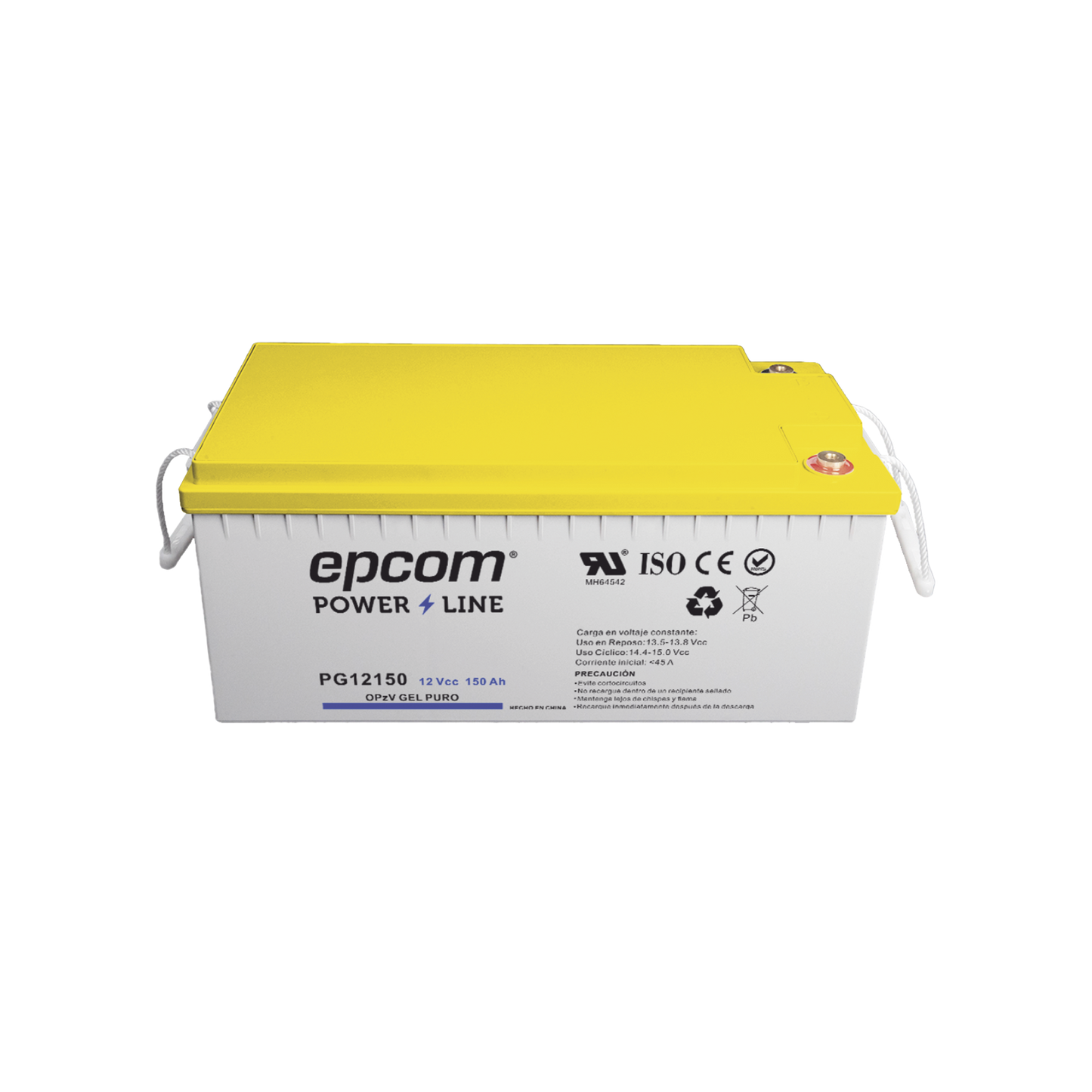 PG12150 - Batería de GEL PURO OPzV / 12 V @ 150 Ah / Ciclo profundo / Uso en Aplicaciones Fotovoltaicas y de Respaldo