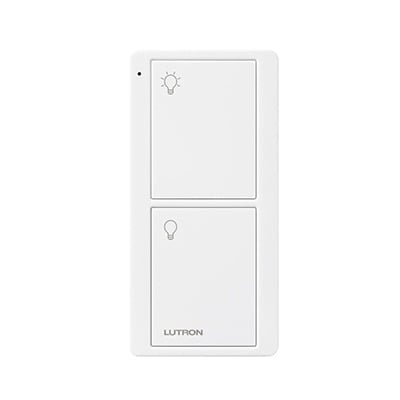 PJ22BGWHL01 Control remoto PICO 2 botones encender, apagar, complemente con un switch on/off, Caseta, RA2, RadioRa2