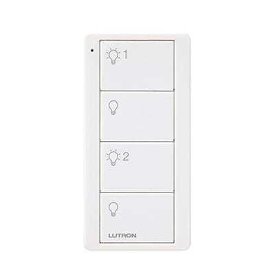 PJ24BWHL21P - Control remoto PICO 4 botones 2 grupos de encender/apagar. Complemente con un switch on/off o atenuador, Caseta, RA2, RadioRa2