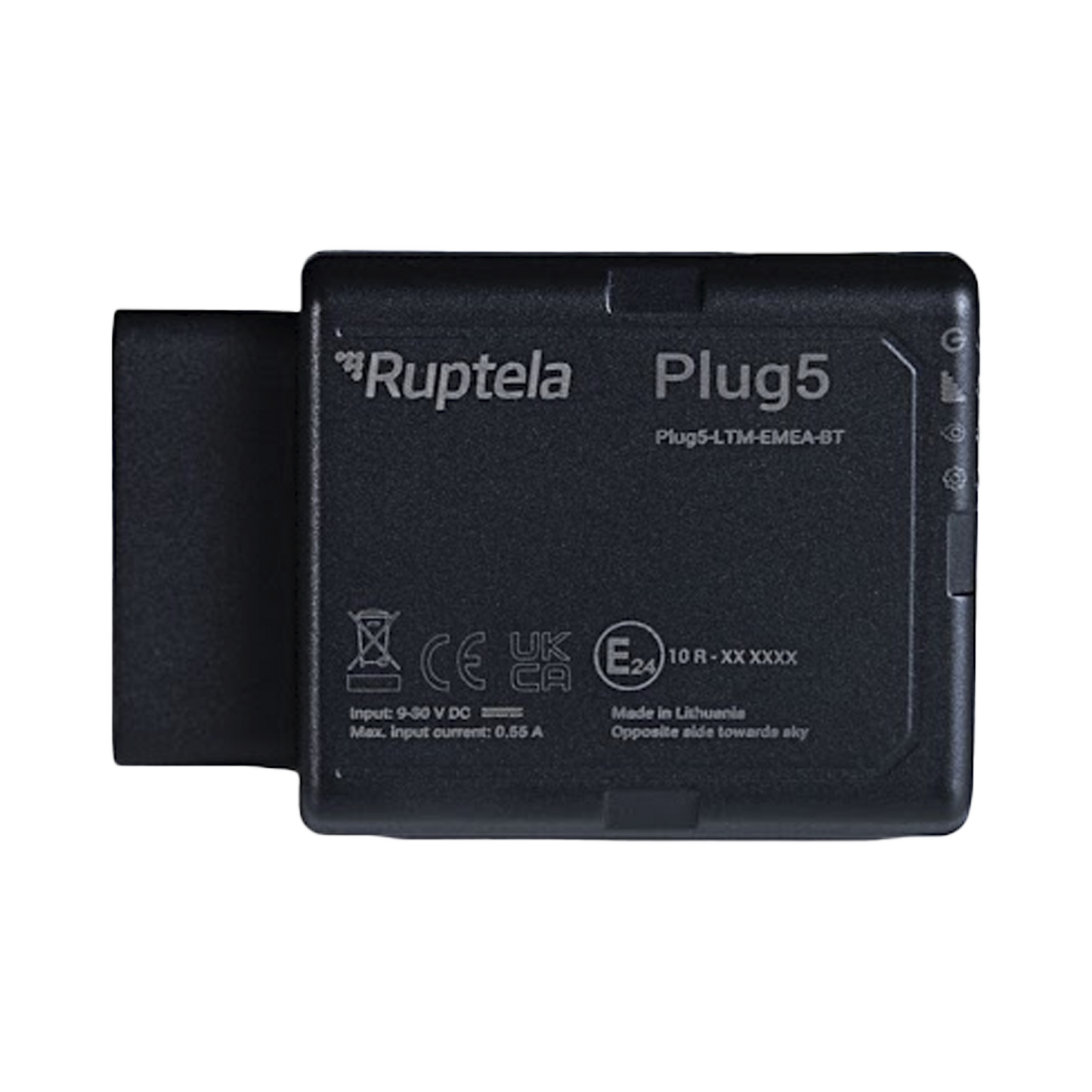 PLUG5 - Rastreador localizador avanzado / Conexion por OBD/ BLE 5.0 / LTM CAT4/ lectura de OBD, CAN y LCV