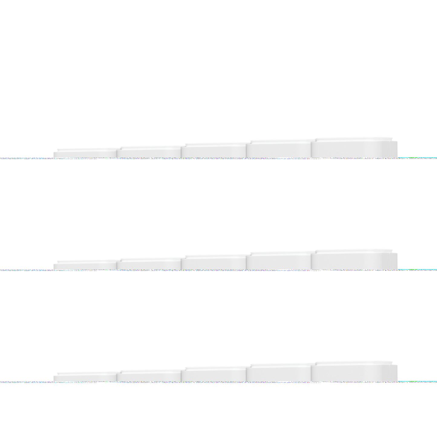 POE-24-12W-5P 5 Unidades del Adaptador PoE Ubiquiti de 24 VDC, 0.5 A con puerto Gigabit, color blanco