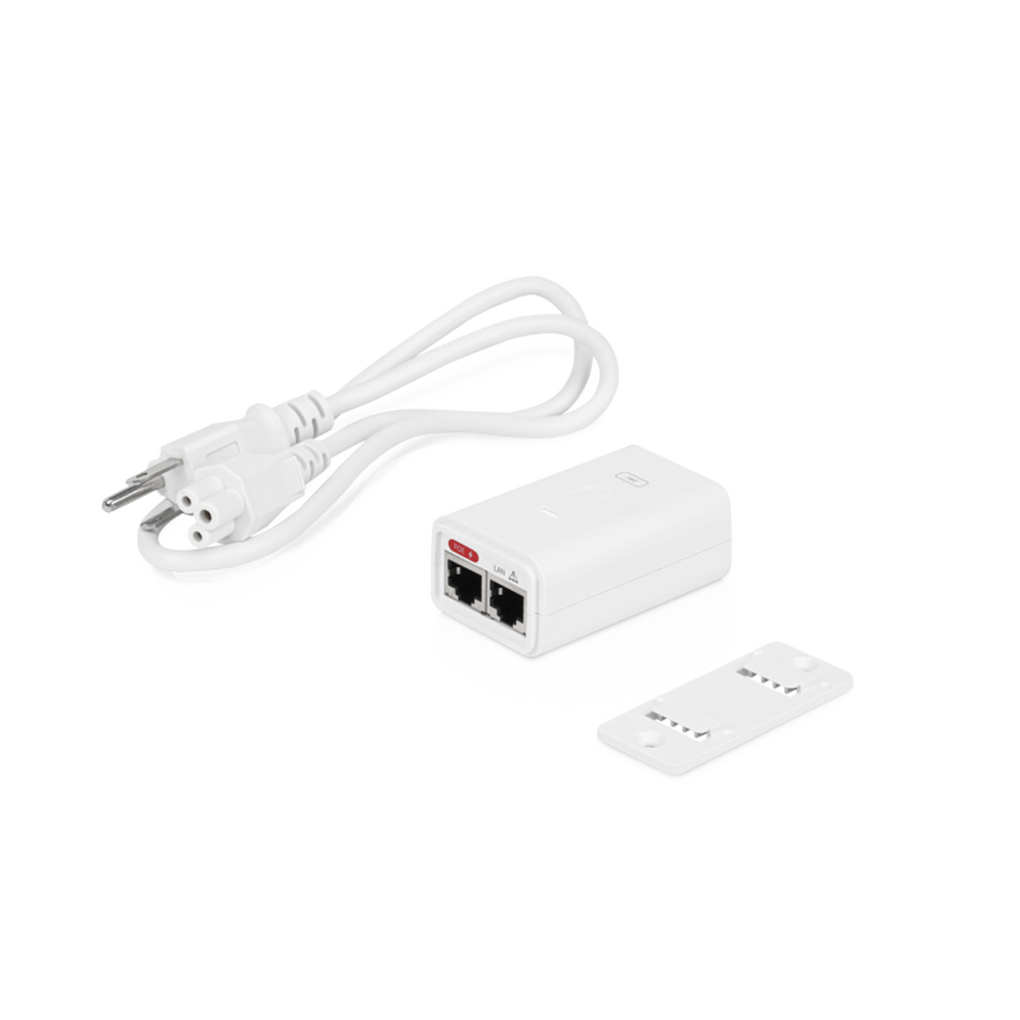 POE-24-7W-G-WH - Adaptador PoE Ubiquiti Gigabit de 24 VDC, 0.3 A