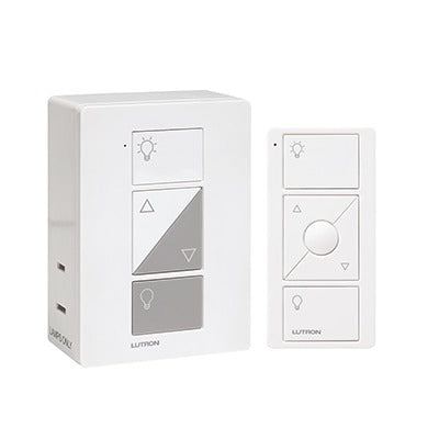 PPKG1PWH - (Caseta Wireless) Kit, adaptador y control remoto PICO, Ideal para lamparas, tiene 3 funciones atenuador, on/off, repetidor señal.
