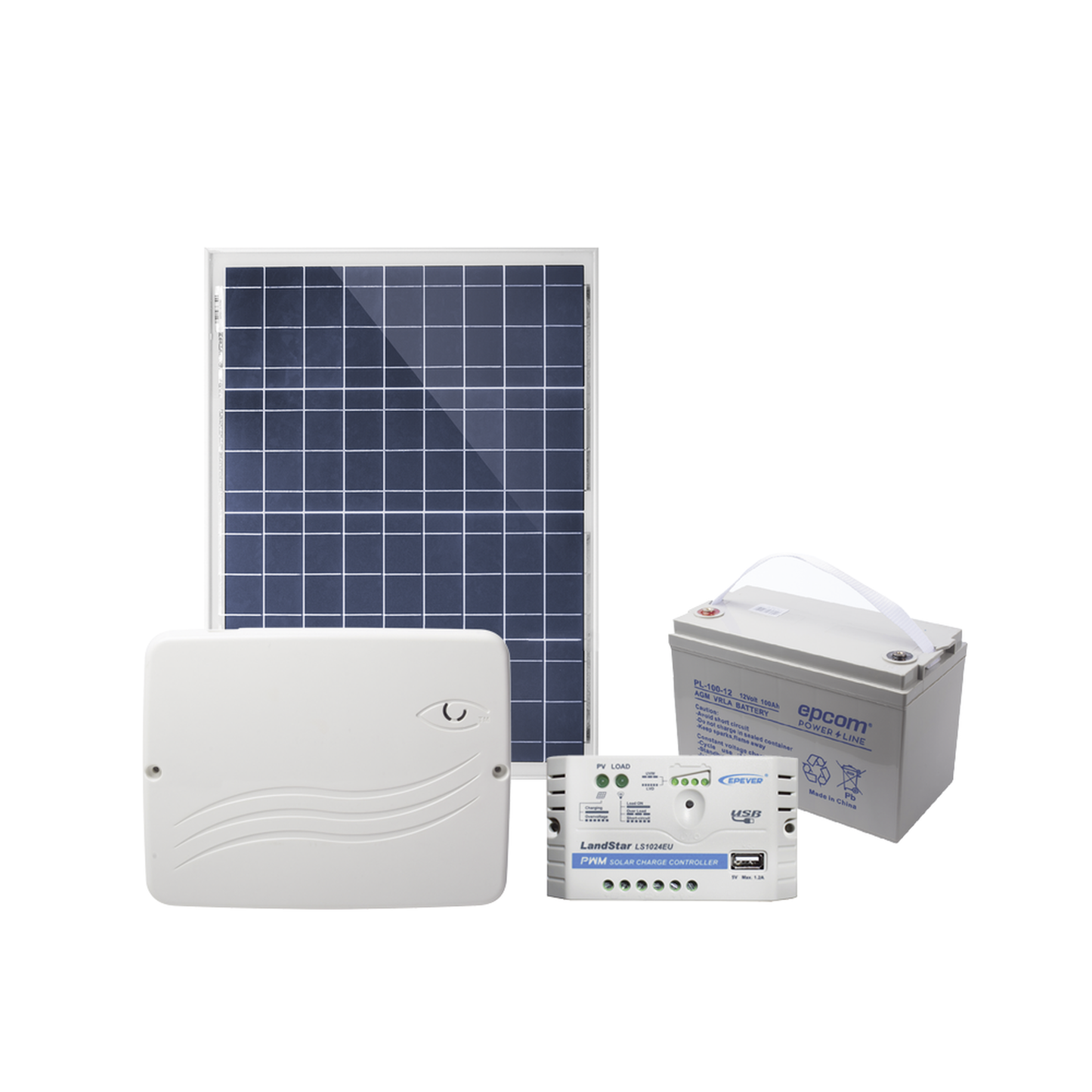 PRO4GEN2SOLAR KIT Alarma Cloud Híbrido Alimentado por Celda Solar / Programación 100% vía WEB
