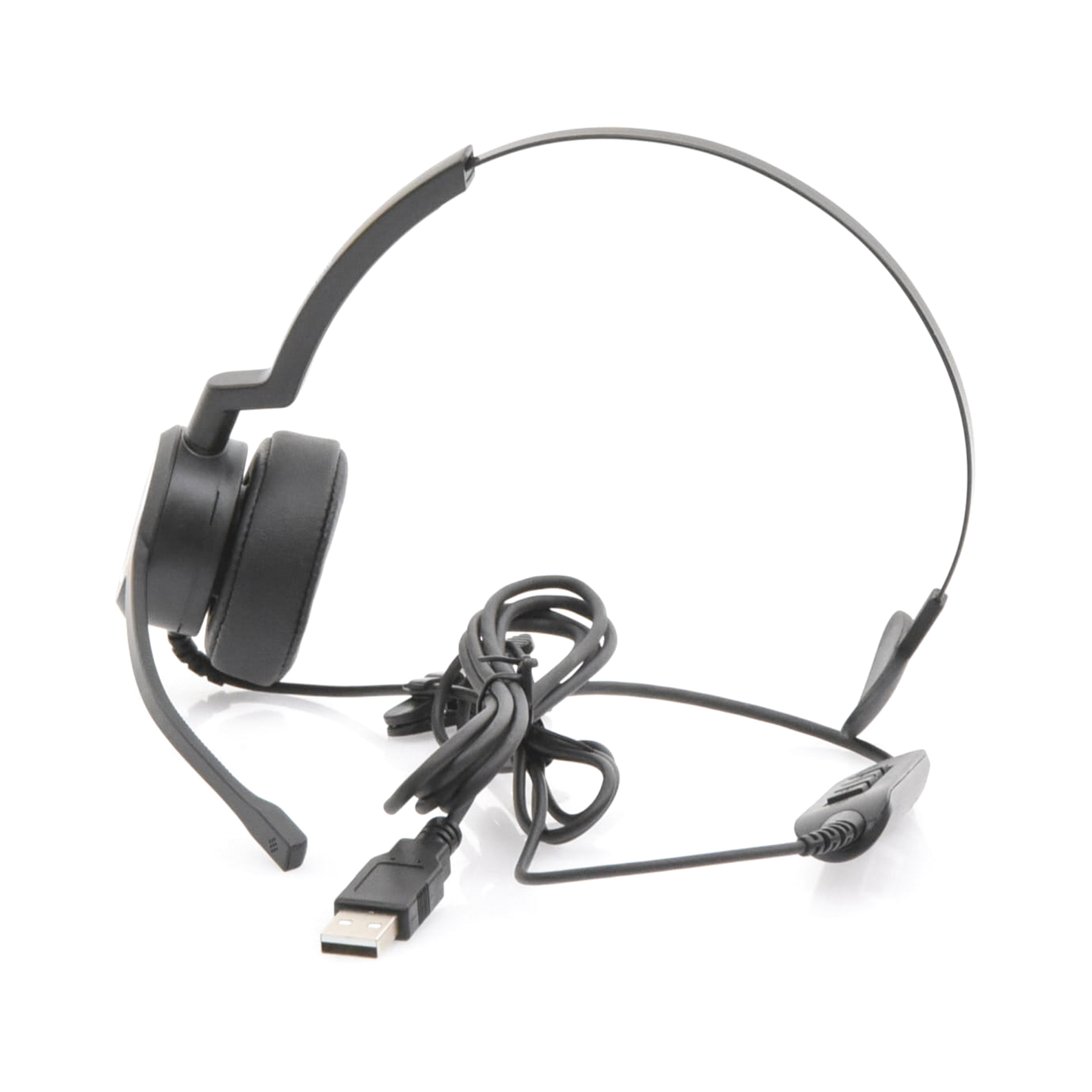 PROA-HS10USB - Audífonos USB de Diadema MONO con Audio HD / Micrófono con Cancelación de Ruido / Calidad para uso en Oficina