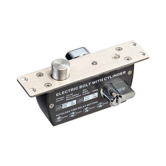 PROEB620 Cerradura de Perno 2000 kg de sujeción/ Cerrada en caso de falla (Fail Safe)/ Con temporizador y Sensor de puerta
