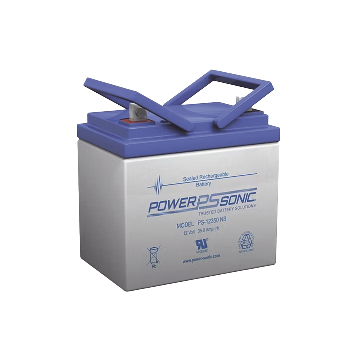 PS-12350-T6 - Batería 12V, 35AH, Para Respaldo, Tecnologías AGM/VRLA, 5 Años Vida Útil, Terminales T6, Reconocida UL
