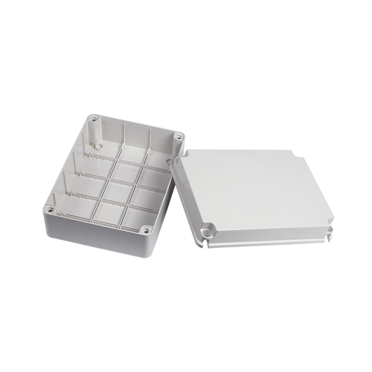 PST-1924-E Gabinete de Plástico IP55 (190 X 240 X 95 mm). Protección EMI. Para Instalaciones Comerciales, Residenciales e Industriales. Incluye Tornillería para su Tapa.