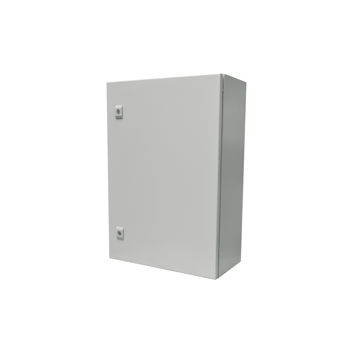 PST-5070-25A - Gabinete de Acero IP66 Uso en Intemperie (500 x 700 x 250 mm) con Placa Trasera Interior Metálica y Compuerta Inferior Atornillable (Incluye Chapa y Llave T).