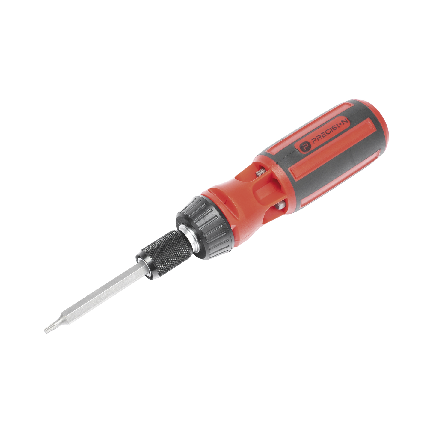 PST-H020-06 - Desarmador 6 en 1 con Mango de Agarre Plástico (Torx #10 y #20, Hexagonal #5, PH0, PH2, Plana #5)