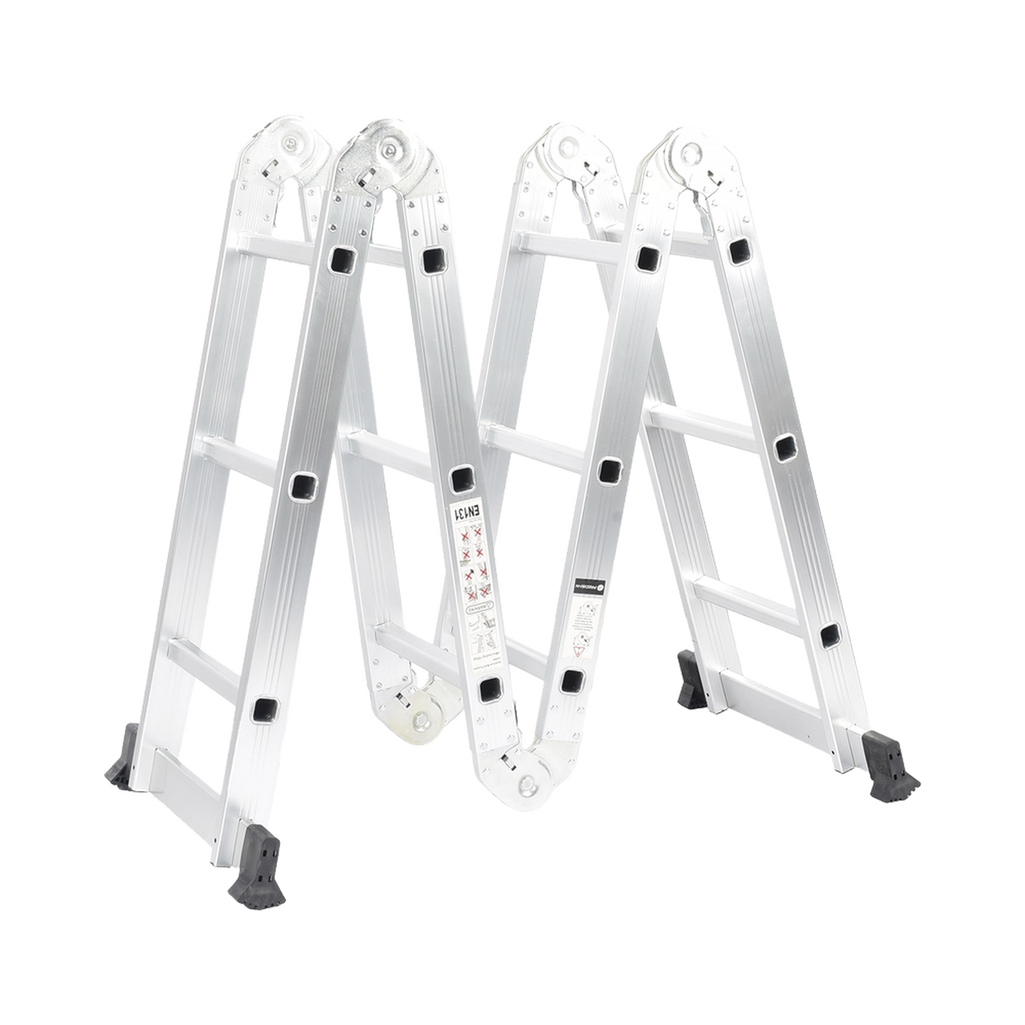PST-H10-003 - Escalera Multiposiciones de Aluminio de 3.52 Metros, Soporta 150 kg
