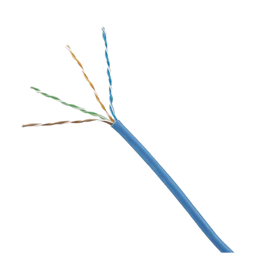 PUP5C04BU-F Bobina de Cable UTP 305 m. de Cobre, TX5e?  PanNet, Azul, Categoría 5e, 24 AWG, CMP (Plenum), de 4 pares