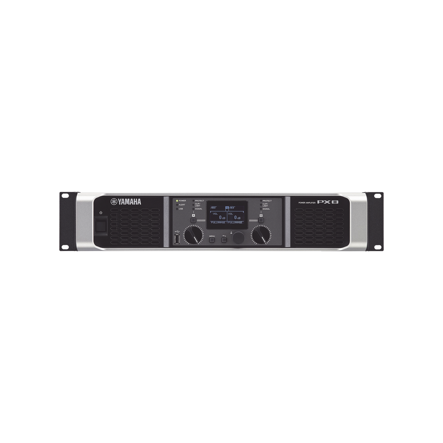 PX8 - Amplificador de audio Clase D | 800 W x 2 a 8Ω | 1050 W x 2 a 4Ω. | Baja Impedancia | Procesamiento Inteligente